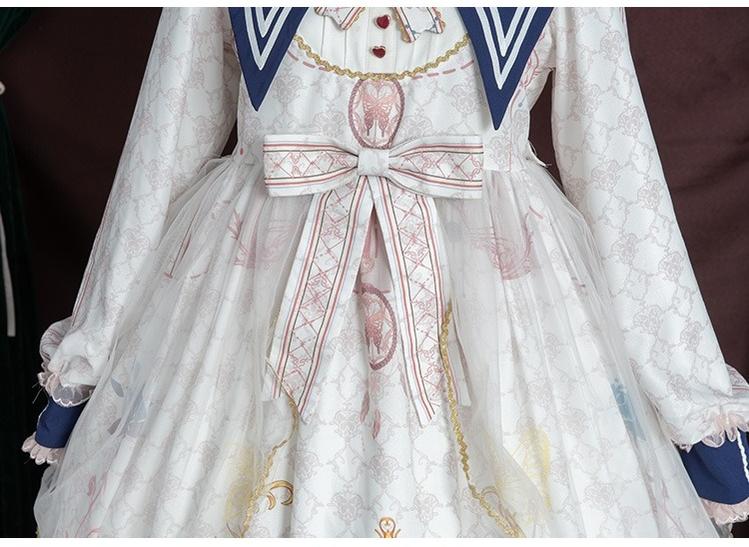 OCELOT - Classic Lolita OP Sailor Collar Elegant Lolita Dress