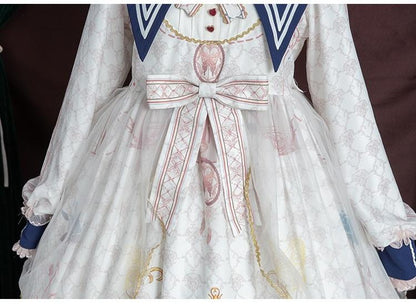 OCELOT - Classic Lolita OP Sailor Collar Elegant Lolita Dress