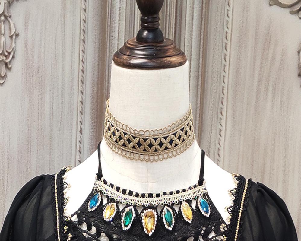 Miss Point - Dusk Bester - Egyptian Lolita Brooch Waistband Shawl