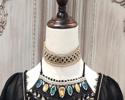 Miss Point - Dusk Bester - Egyptian Lolita Brooch Waistband Shawl