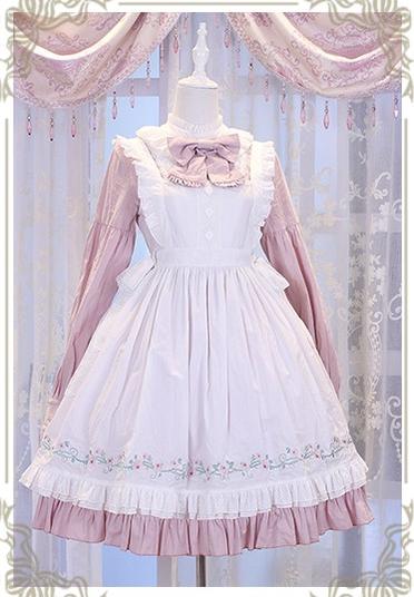 Chess Story - Vintage Lolita Long Sleeve OP Dress