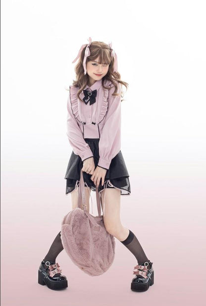 Sheep Puff - Sweet Lolita Heel Punk Platform Shoes