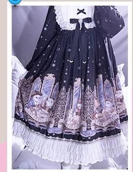 Manyiluo - Elegant Lolita A-type Adjustable Fishbone Pannier