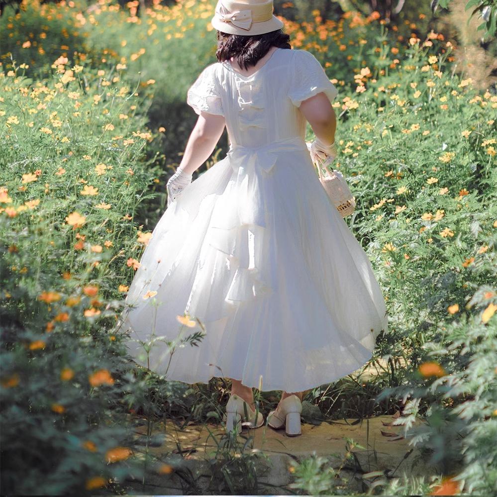 Forest Wardrobe - Forest Gallery - Classic Lolita OP Dress Vintage Cake Tail Dress