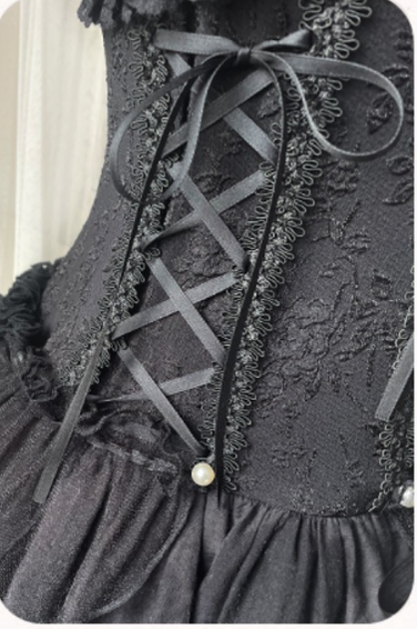 Letters from Unknown Star - Little Rose - Summer Casual Lolita Fashion Dress Sexy JSK