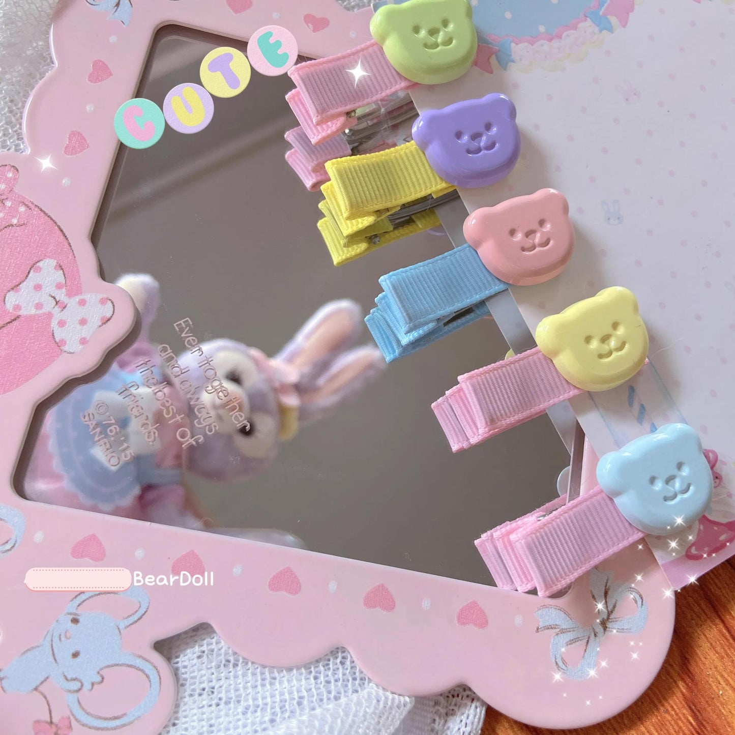 Bear Doll - Kawaii Lolita Hair Pin Adult Children Hello Kitty Hair Clip