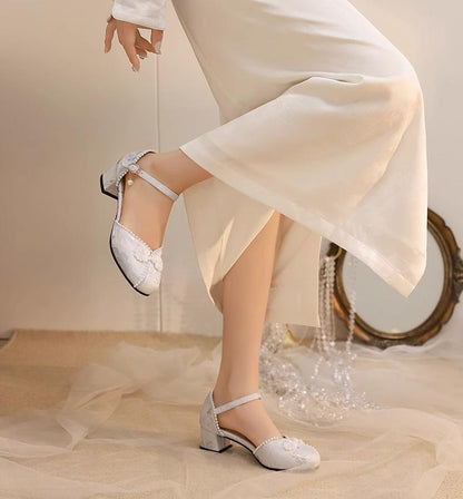 Yana - Heart Jade Yana - Qi Lolita Shoes Chunky Heels