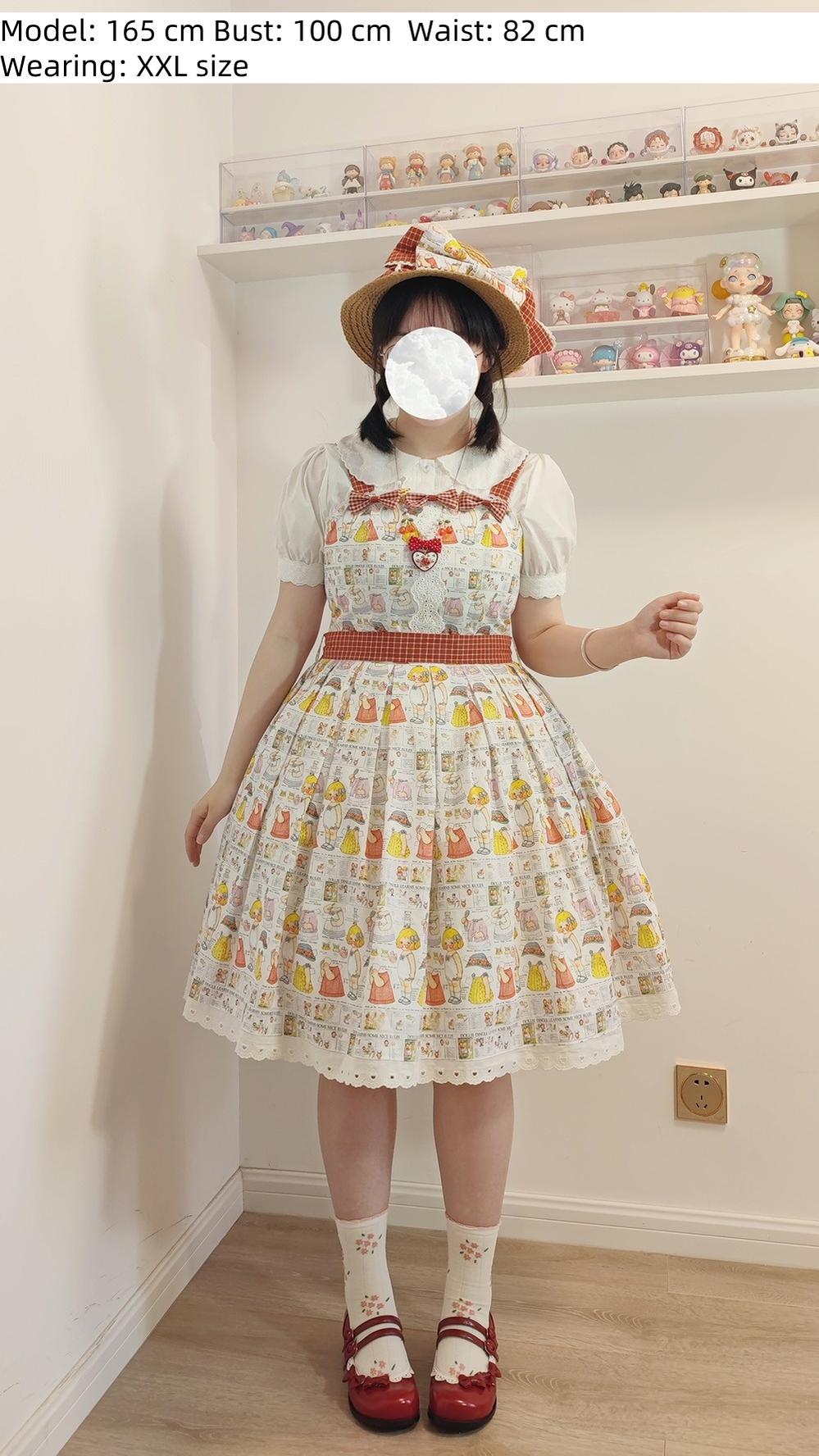 Miss Cube - Dress Up Dolls - Summer Kawaii Lolita JSK Dress Customized Size