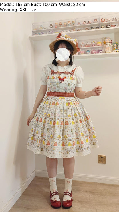 Miss Cube - Dress Up Dolls - Summer Kawaii Lolita JSK Dress Customized Size