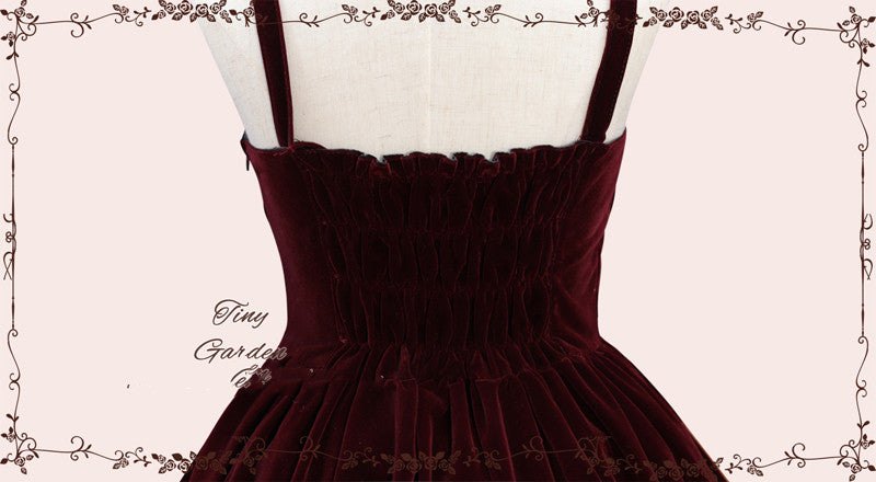 Tiny Garden - Garden Dance 2.0 - Elegant Lolita JSK Dress, Side Lace-Up