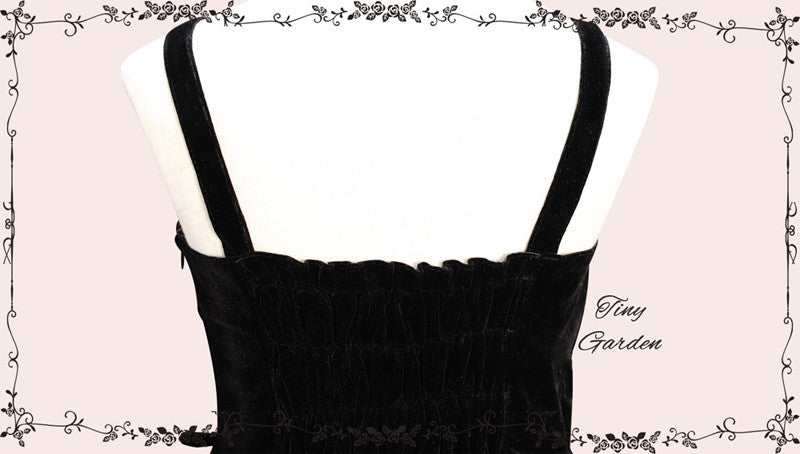 Tiny Garden - Garden Dance 2.0 - Elegant Lolita JSK Dress, Side Lace-Up