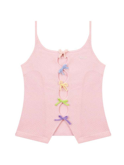 Colorful Ribbon Knit Camisole【s0000007135】