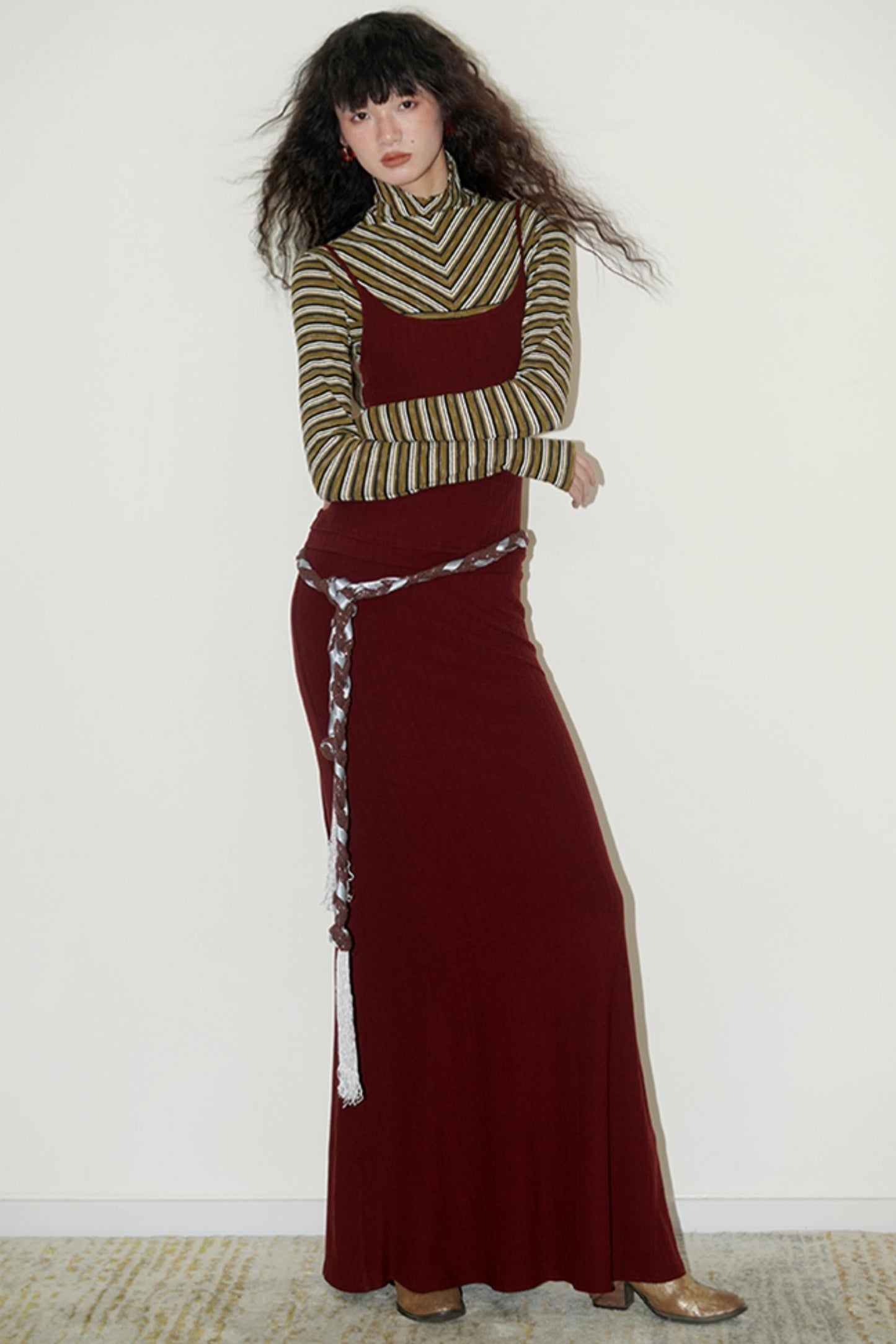 Vintage Multi-Way Striped Dress