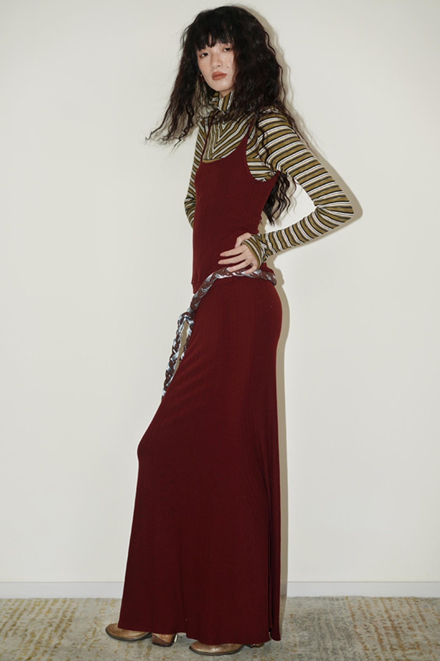 Vintage Multi-Way Striped Dress