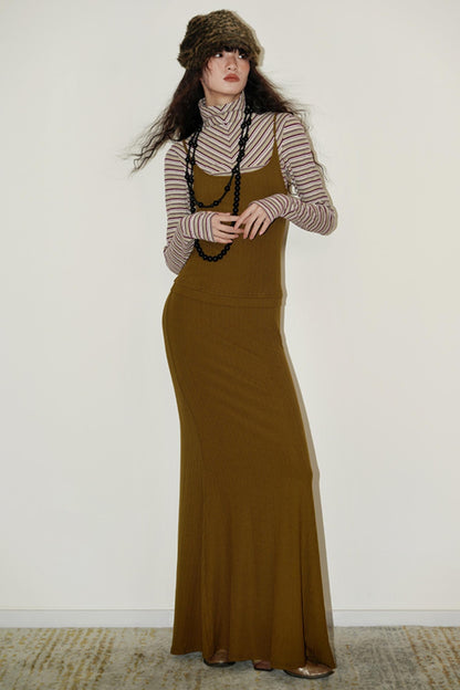 Vintage Multi-Way Striped Dress