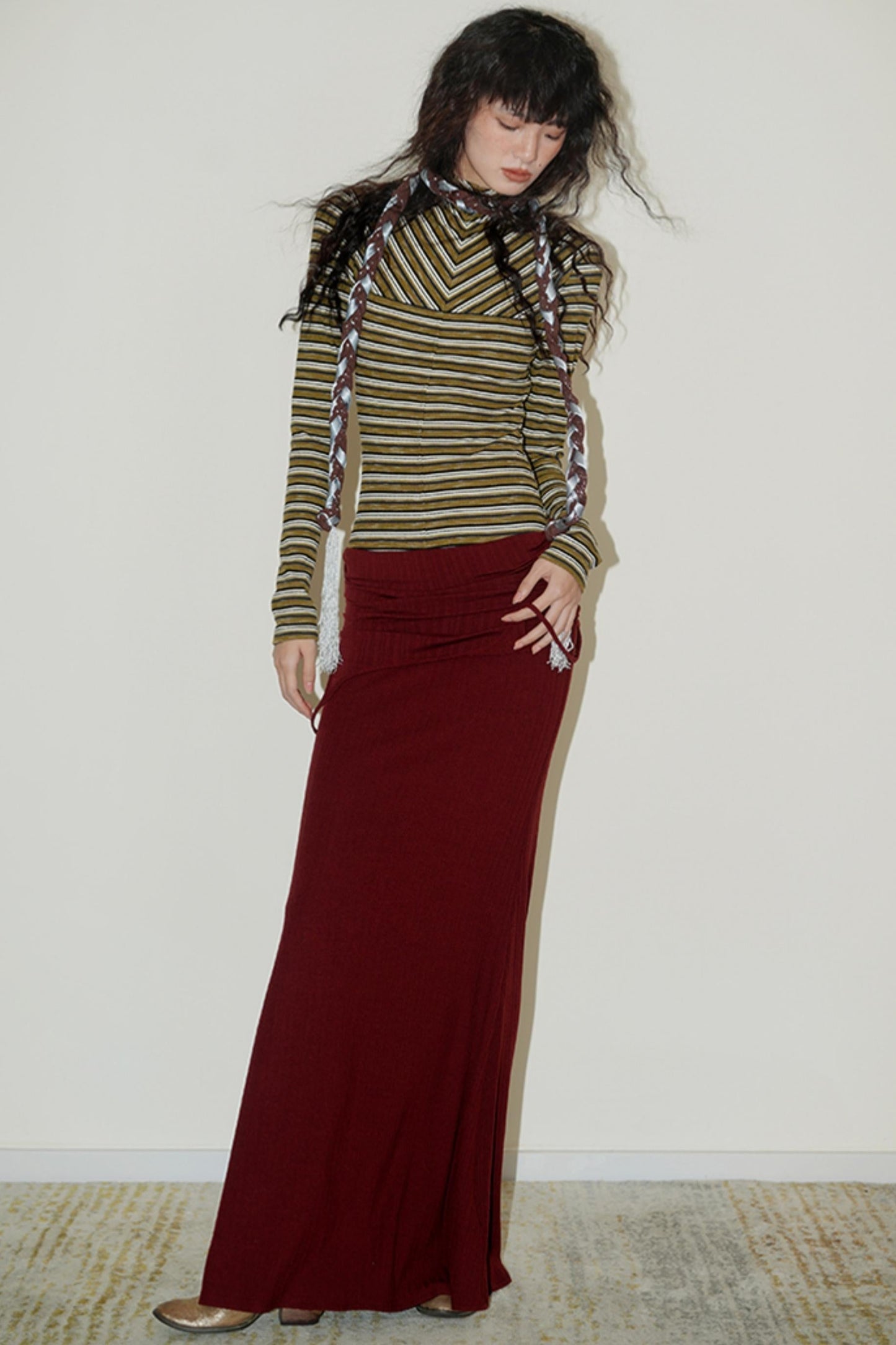 Vintage Multi-Way Striped Dress