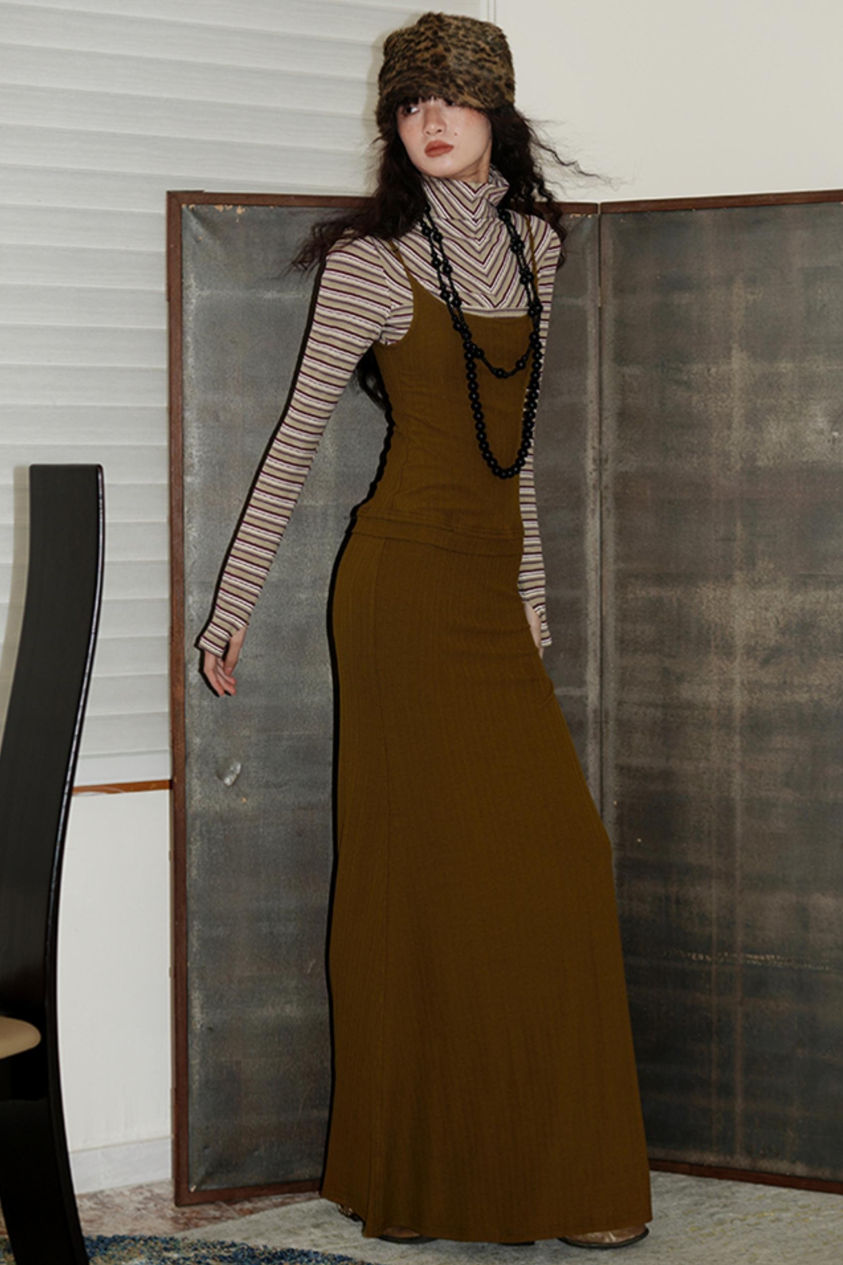 Vintage Multi-Way Striped Dress