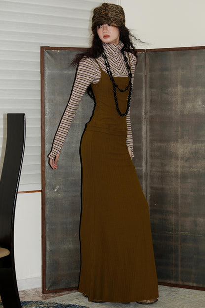 Vintage Multi-Way Striped Dress