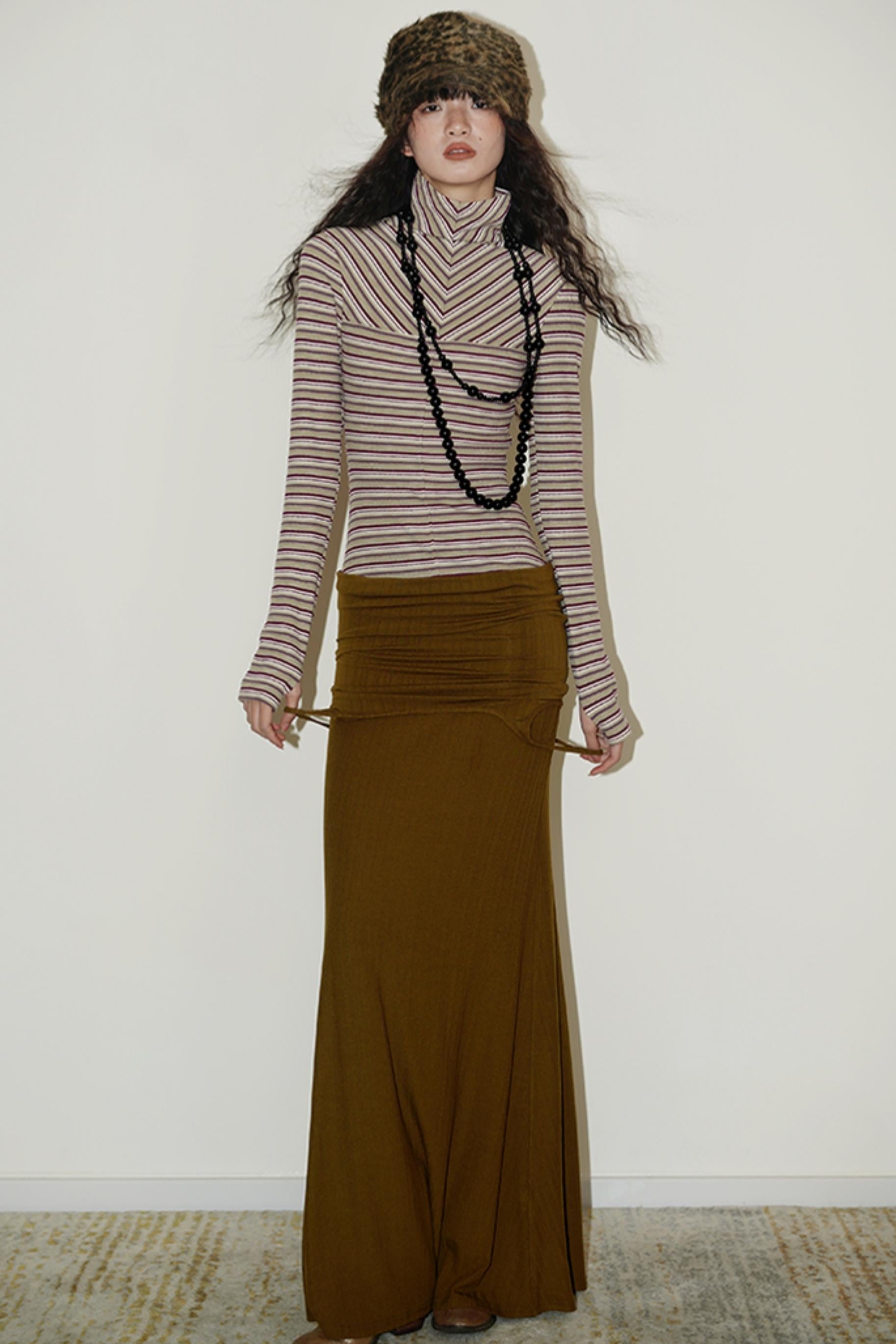 Vintage Multi-Way Striped Dress