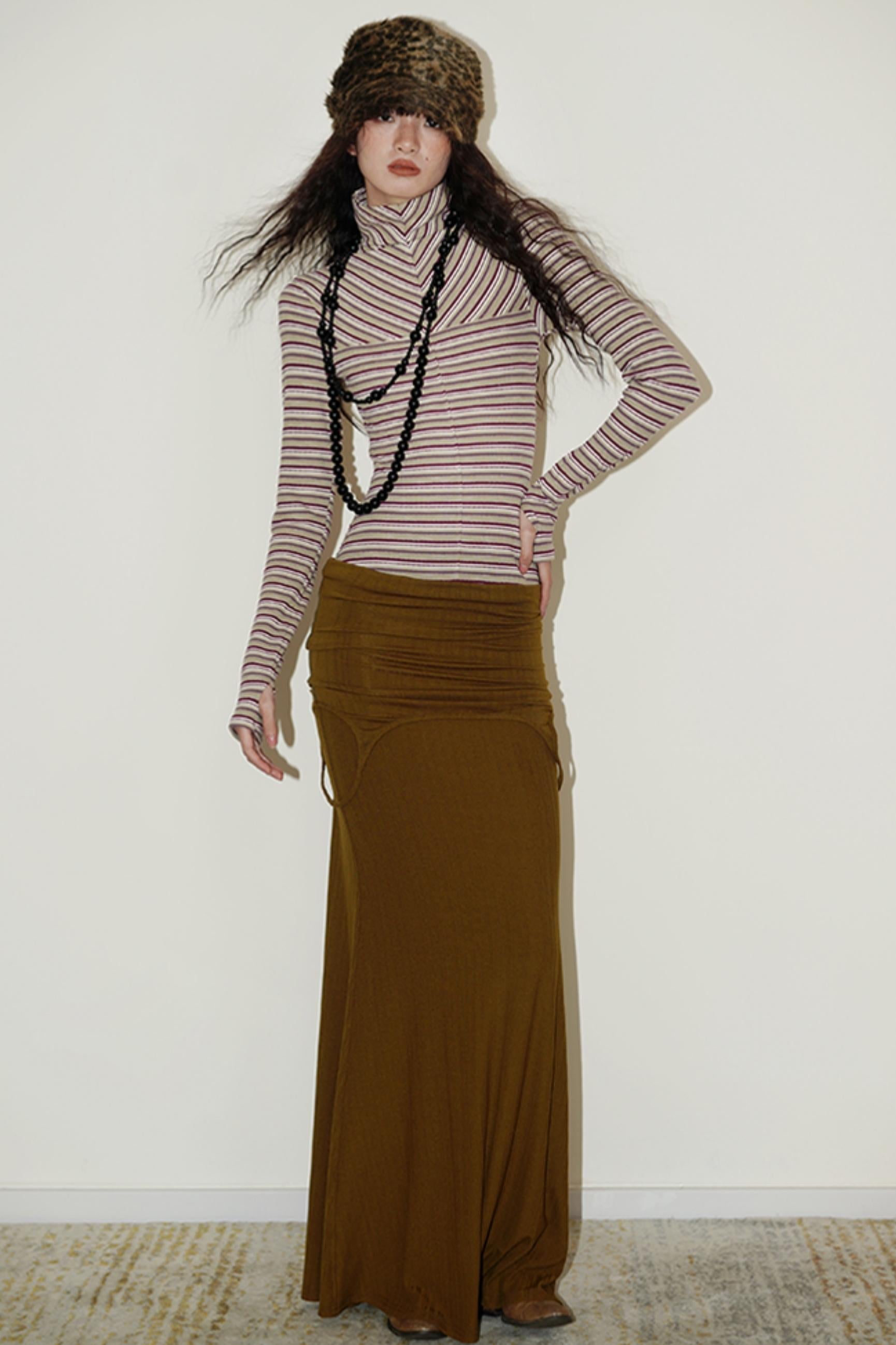 Vintage Multi-Way Striped Dress