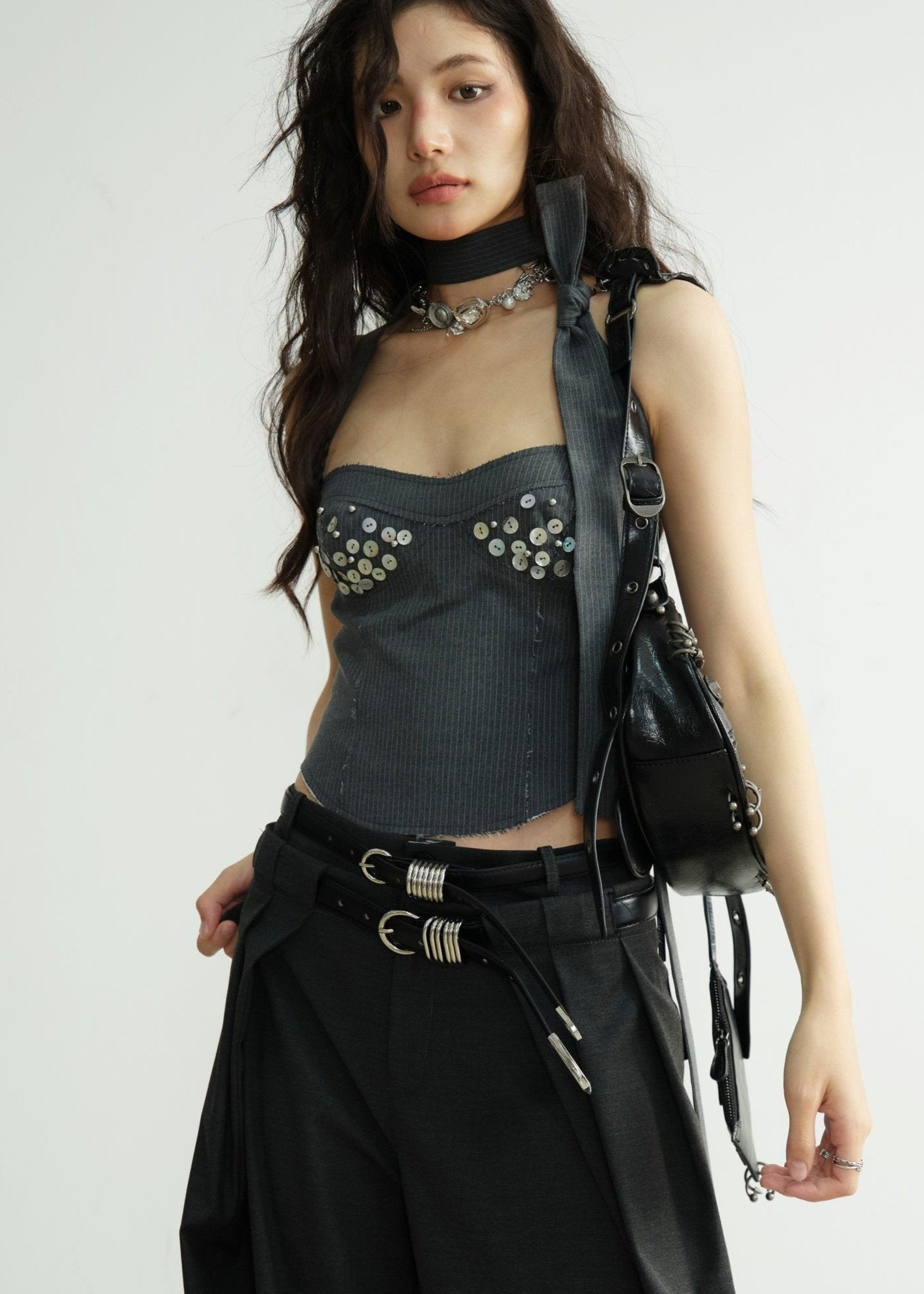 Cup Bandeau Tie Bandeau Vest