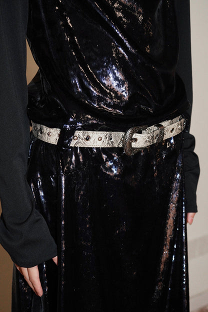 Loose Fit Silk Dress