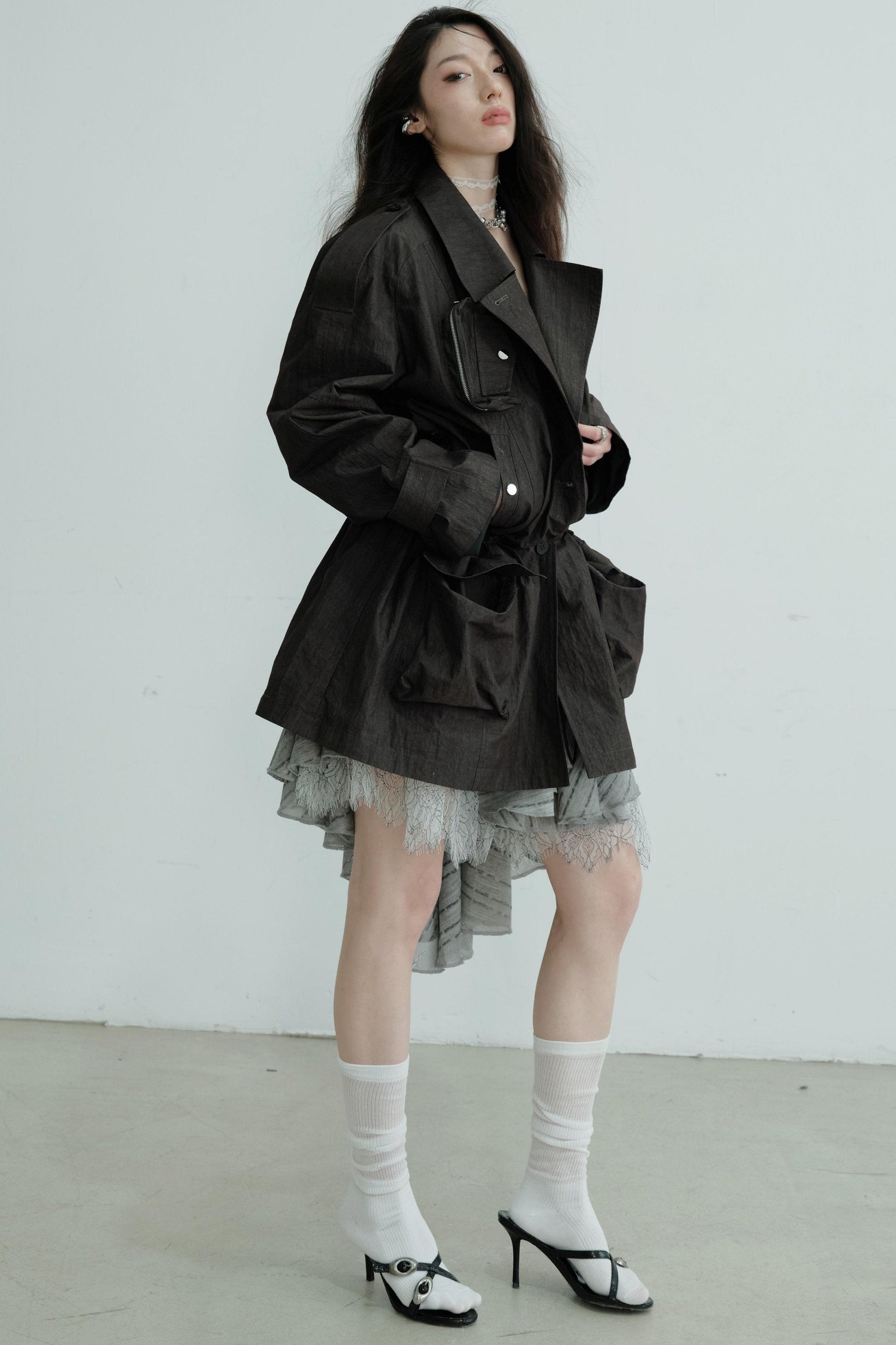 Cool Pocket Windbreaker Jacket