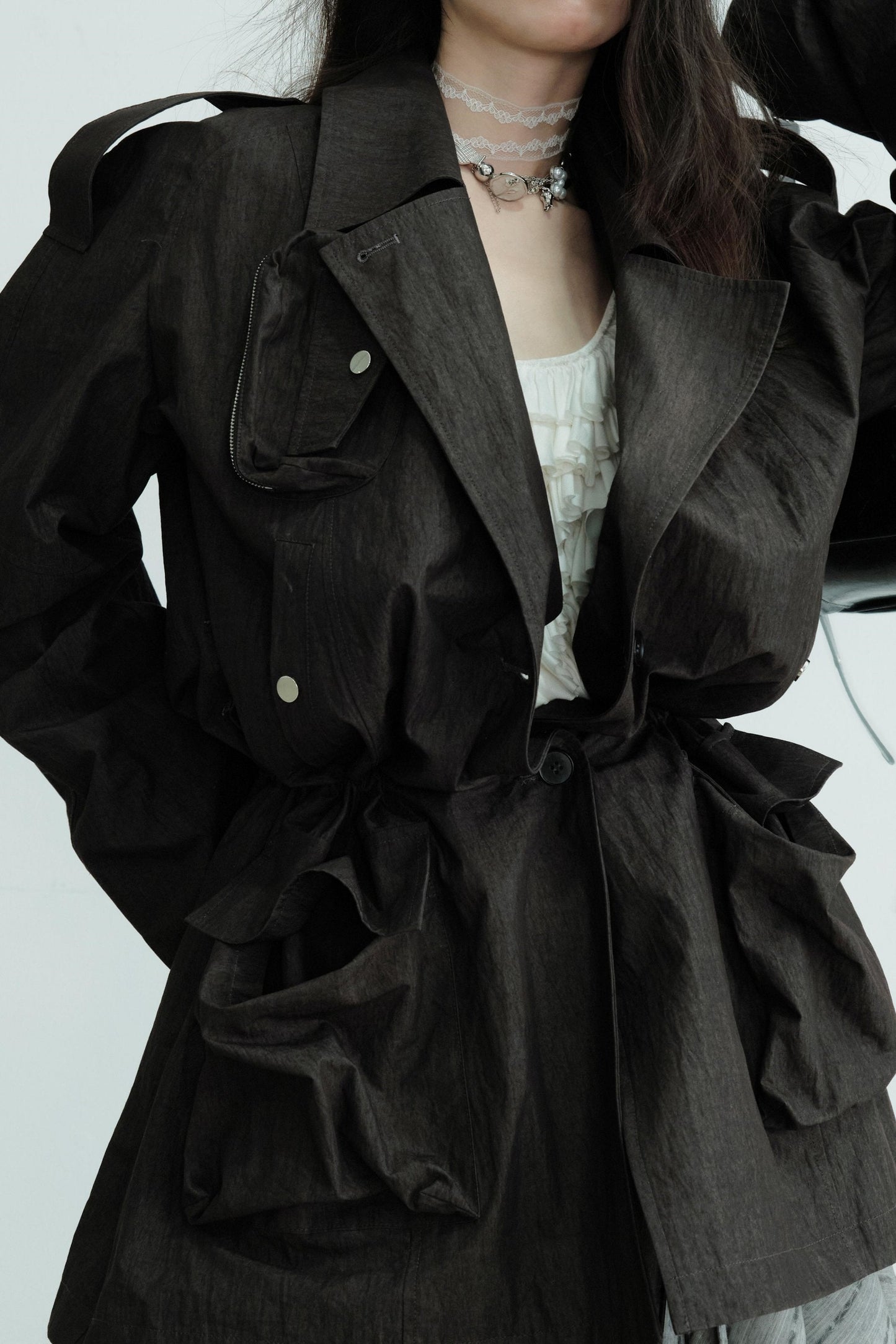 Cool Pocket Windbreaker Jacket