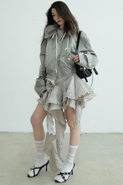 Vintage Ruffle Bloom Dress