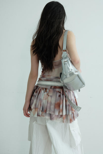 Elegant Pleated Peplum Vest