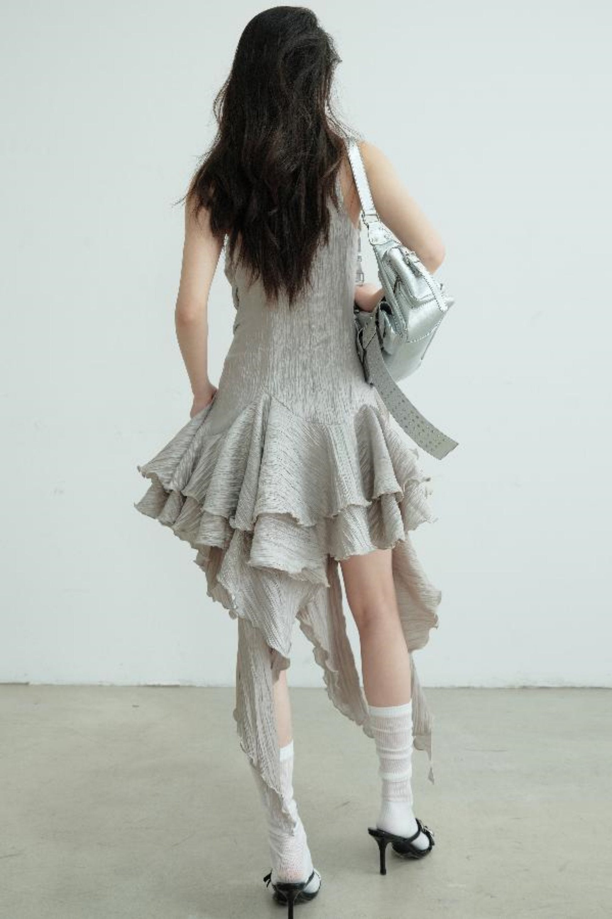 Vintage Ruffle Bloom Dress