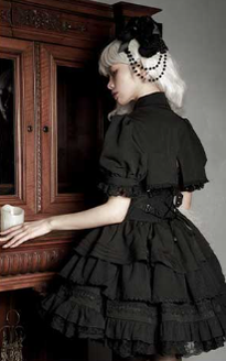 OCELOT - Contract Cross - Gothic Sweet Lolita Short Dress
