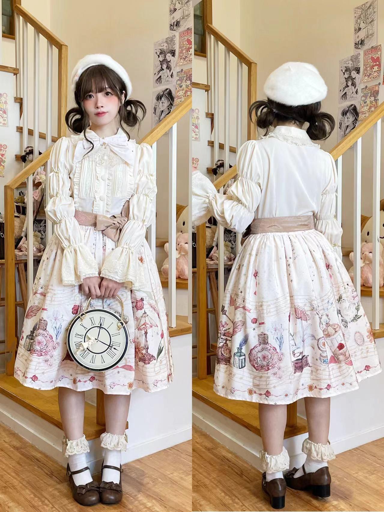 Yukines Box - Suyu Flower Sea - Elegant Lolita Dresses Floral Print JSK SK