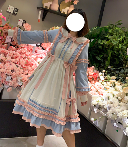 Niu Niu - Plus Size Lolita Dress Oversized OP, Long Sleeve