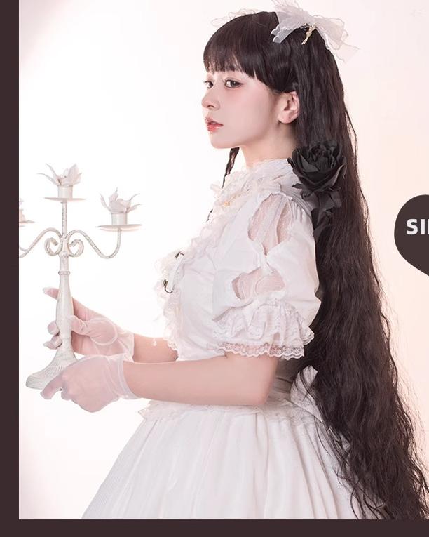 Sinwavy - Waltz - Elegant Lolita Long Curly Wig Multicolors