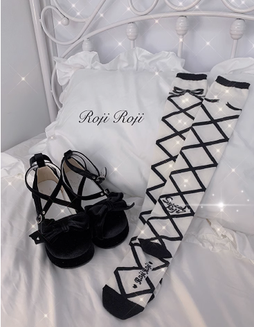 Roji Roji - Sweet Lolita Cotton Mid-Calf Socks