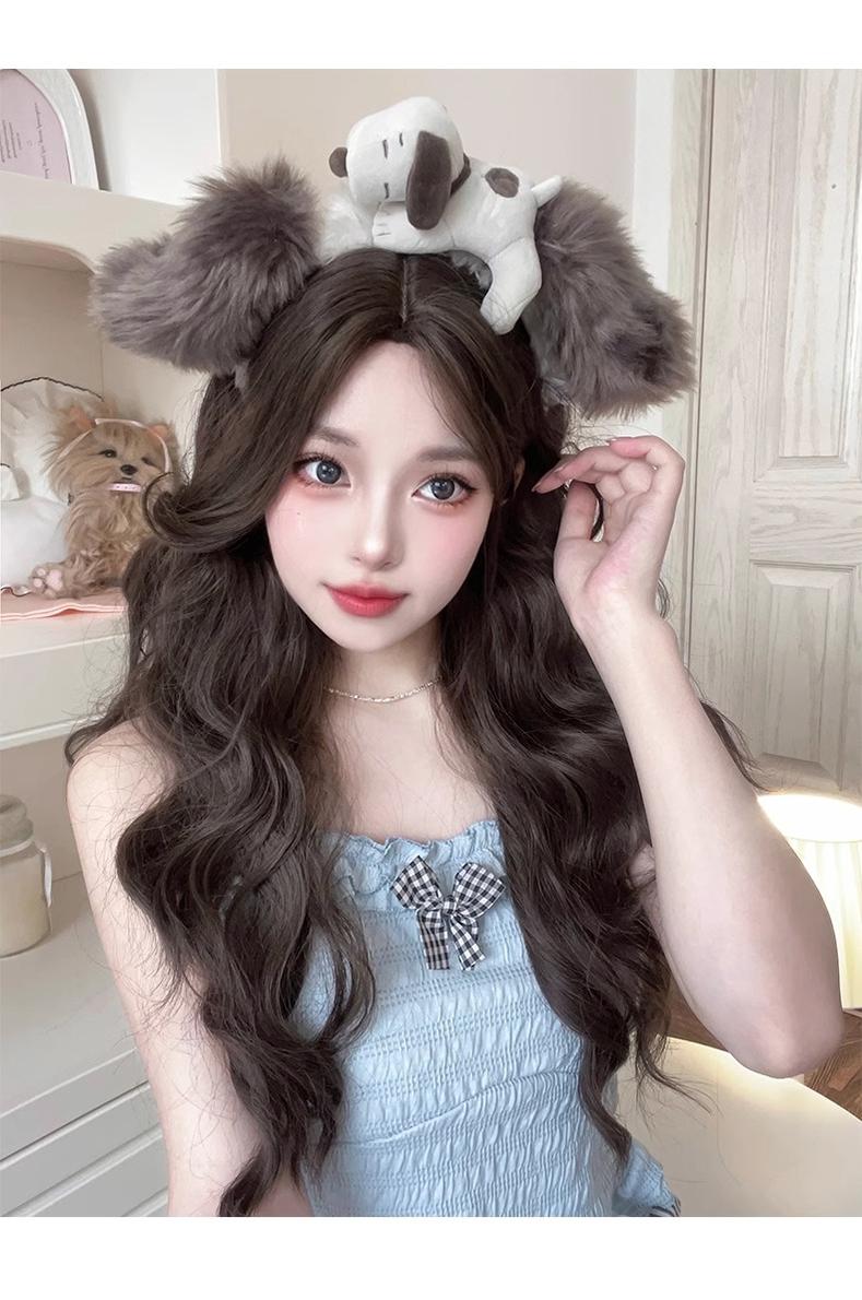 Alicegarden - Daily Lolita Wig Brown Wig With Long Wavy