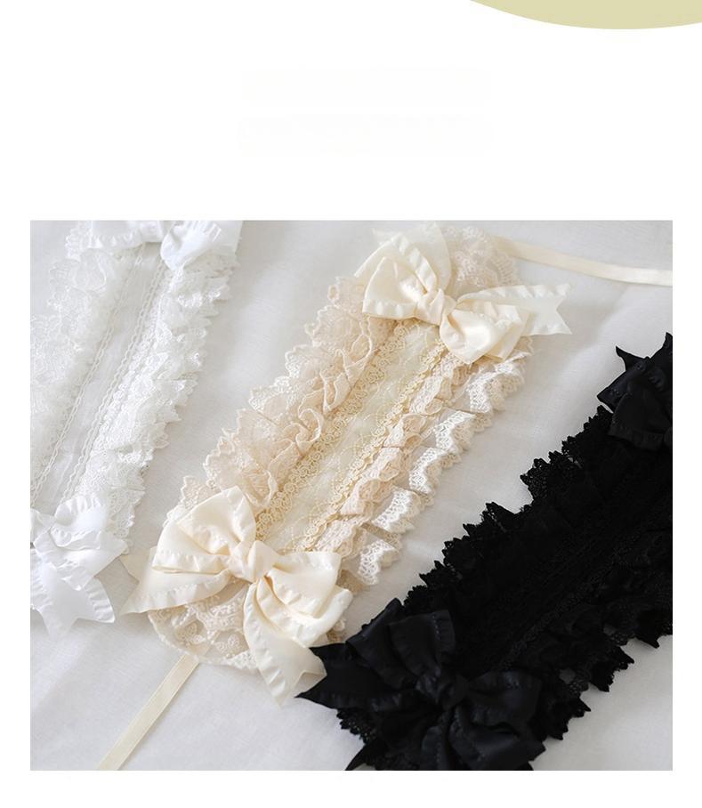 Xiaogui - Elegant Lolita Ivory Lace Hair Band