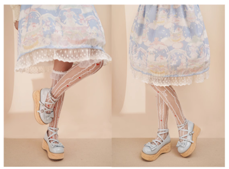 MODO - Sweet Lolita Round-Toe Platform Shoes