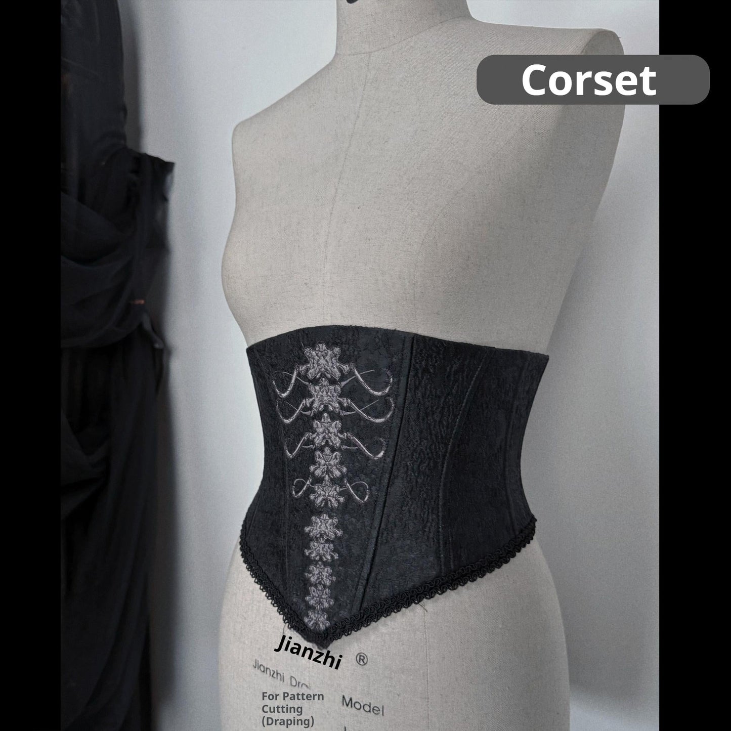 Susin Lolita - Bone-Eroded Butterfly - Gothic Lolita JSK & SK Set