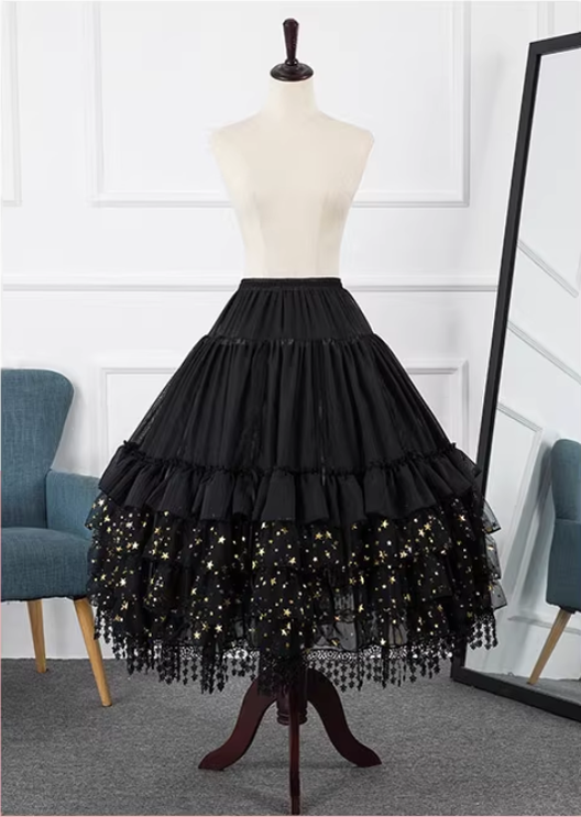 Manyiluo - Starry Dream River - Wedding Lolita Violent Adjustable Fishbone Bustle