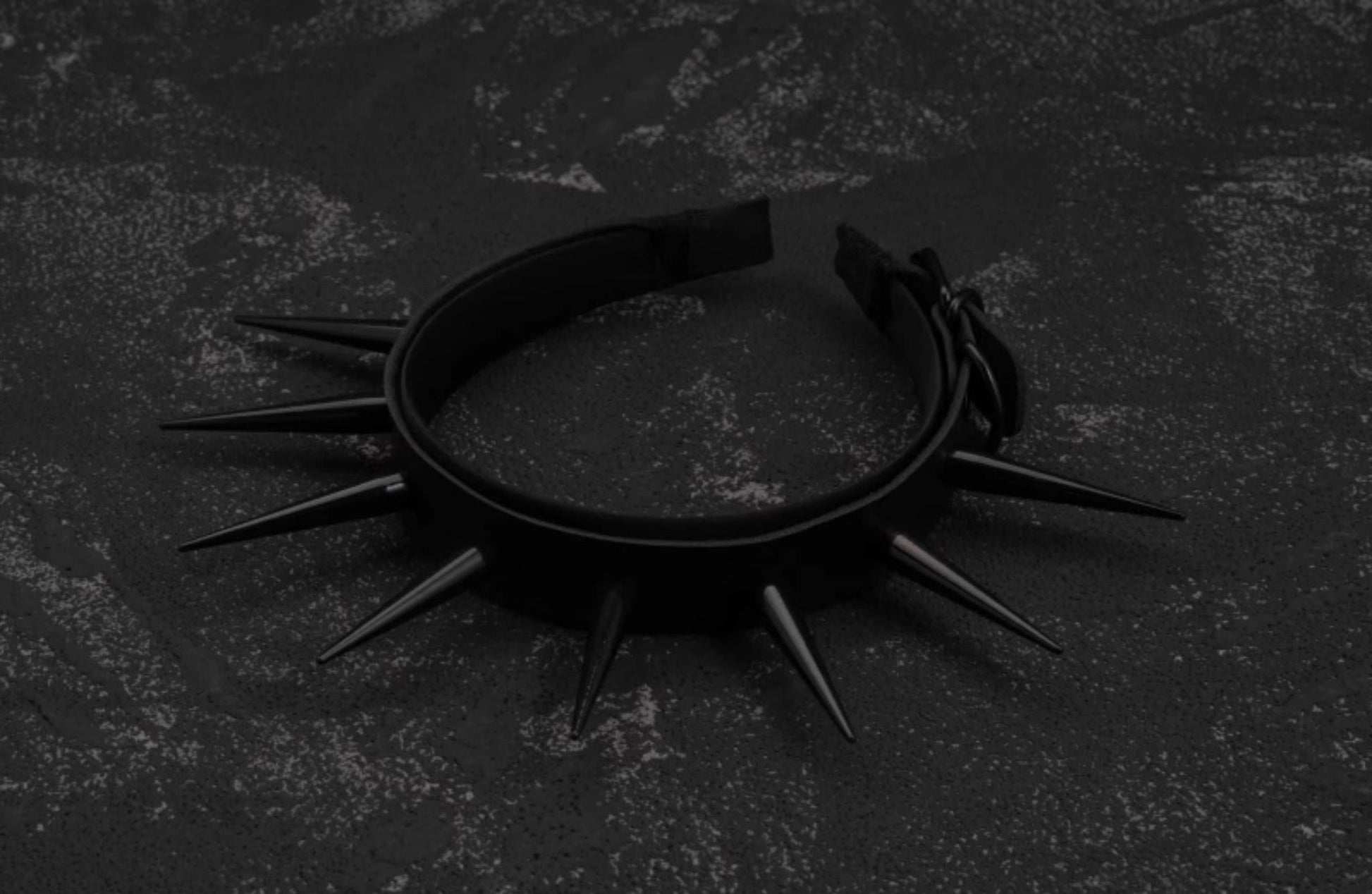 Strange Sugar - Punk Gothic Lolita KC Faux Leather Rivet Hair Accessories