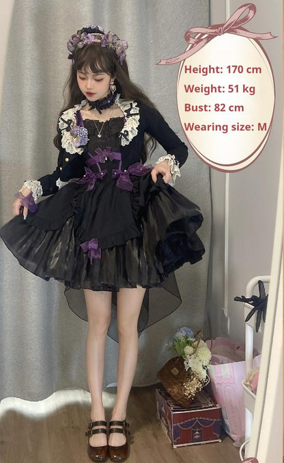Unideer - Prelude - Elegant Lolita Bolero Jacket with Lace Ruffle Frill