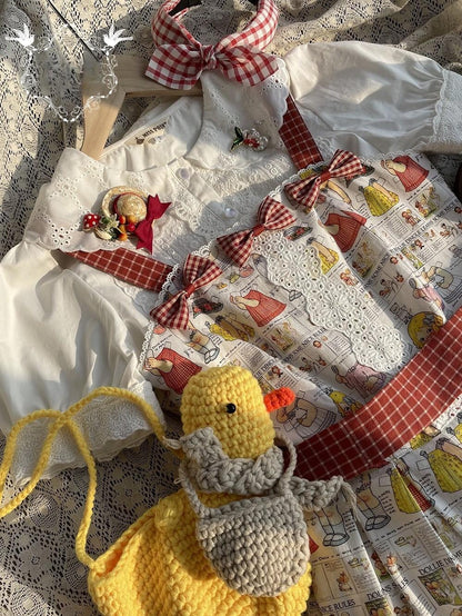 Miss Cube - Dress Up Dolls - Summer Kawaii Lolita JSK Dress Customized Size