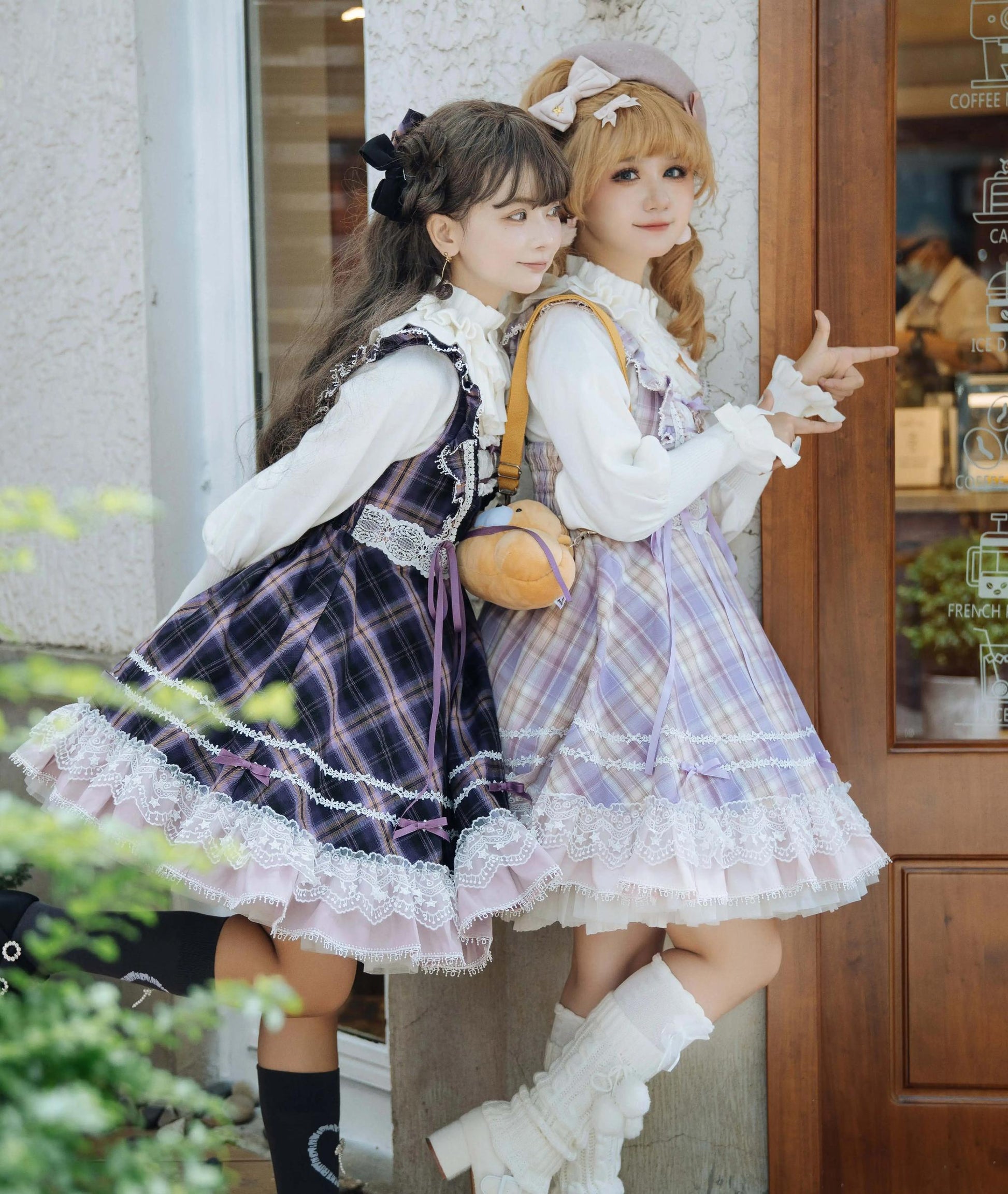 Miaoplus - Sweet Lolita Plaid JSK Multicolors Lucky Bag