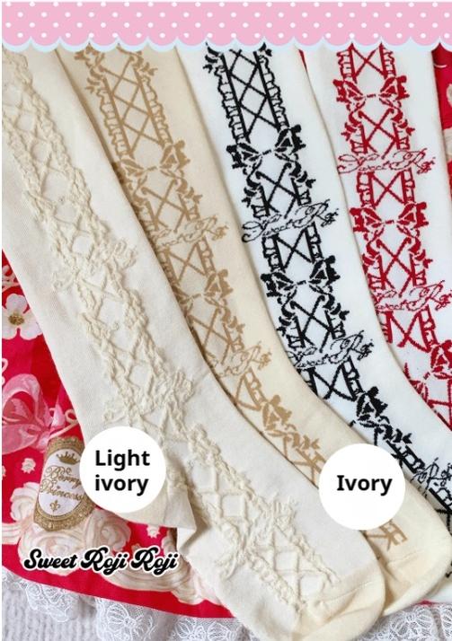 Roji Roji - Classic Lolita Socks Autumn Mid-calf Cotton Socks