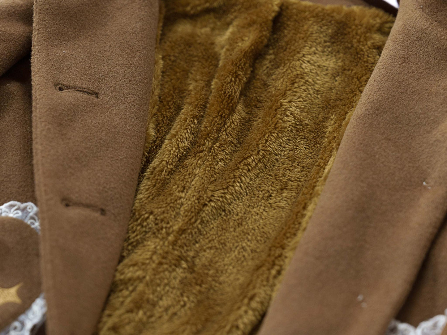 Dream Magic Box - Milk Puff - Winter Fleece-lined Sweet Lolita Coat, Detachable Collar