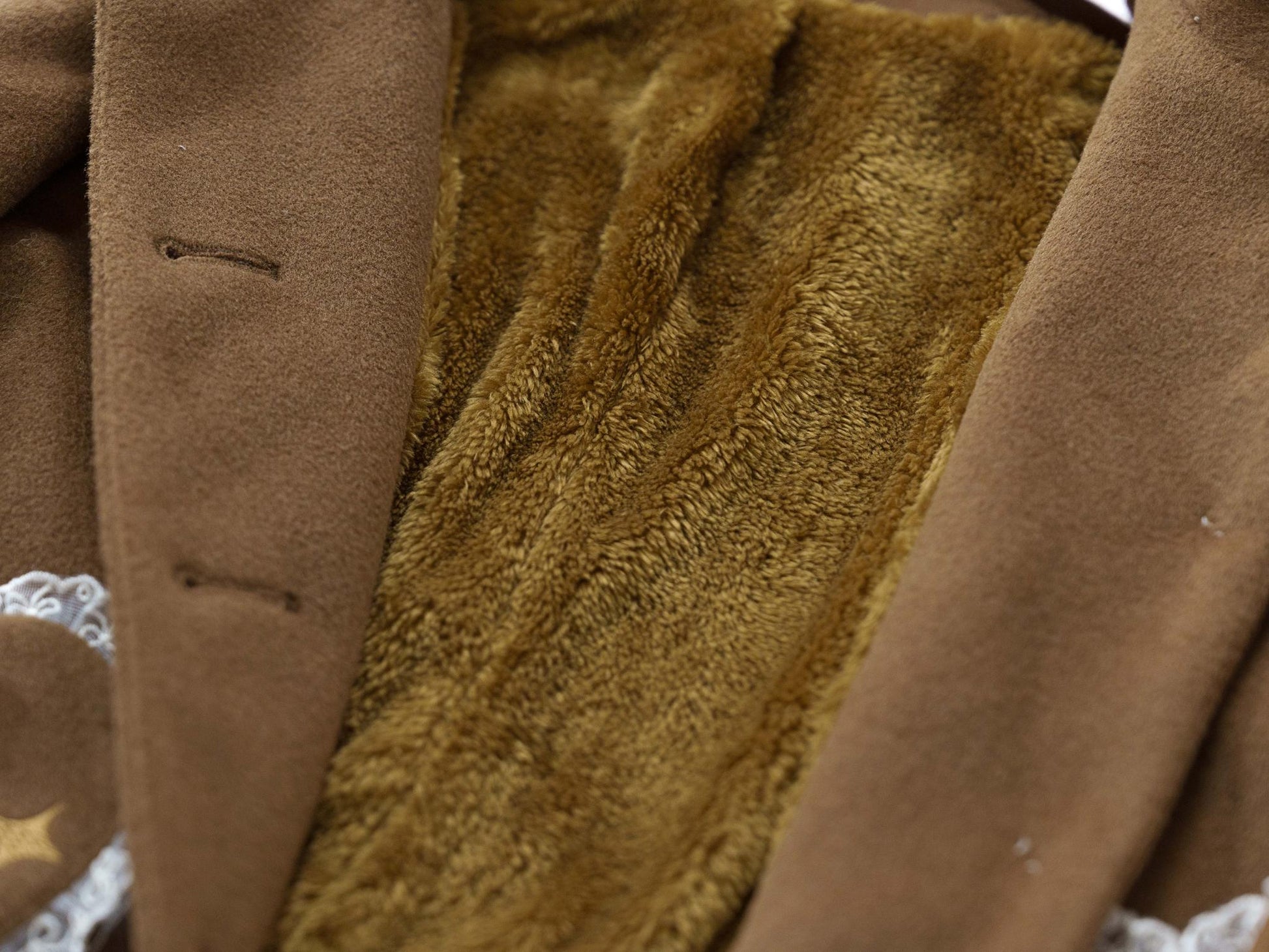 Dream Magic Box - Milk Puff - Winter Fleece-lined Sweet Lolita Coat, Detachable Collar