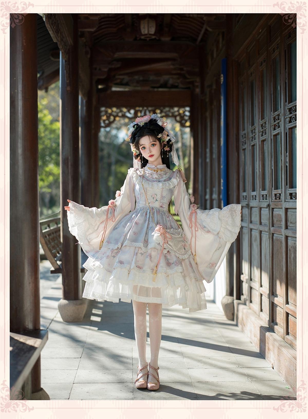 Bramble Rose - Exquisite Luo Shen - Qi Lolita OP Dress Chinese Style Lolita JSK