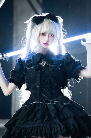 OCELOT - Contract Cross - Gothic Sweet Lolita Short Dress